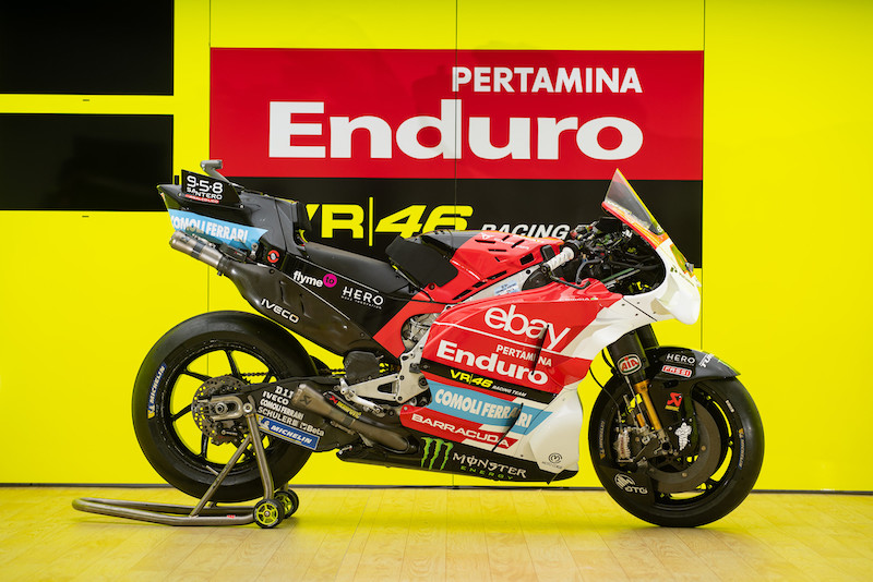 Livery baru Pertamina Endurro VR46 Racing Team